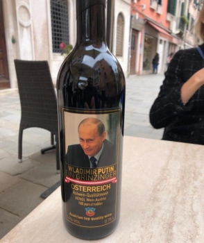 В Австрии выпускают вино с изображением Путина на этикетке