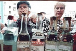 Россияне стали пить меньше водки